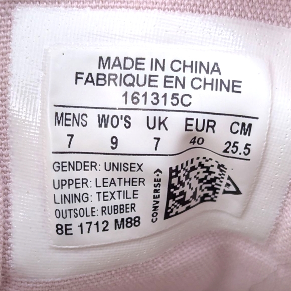 Converse One Star Sneaker Women's 9 / Men's 7 Low Top Pink Suede 161315C - Picture 11 of 11